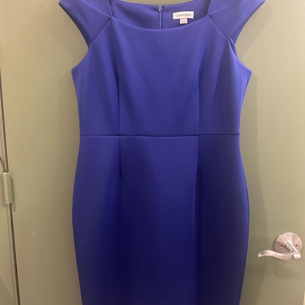 Calvin Klein Women's Royal Blue Mini Dress